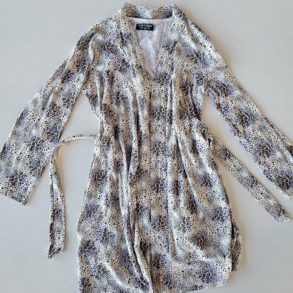 LOVE TO SLEEP Brand Sleeper SET, Robe with Chemise